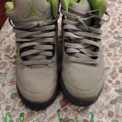 Air Jordan Green bean 5’s