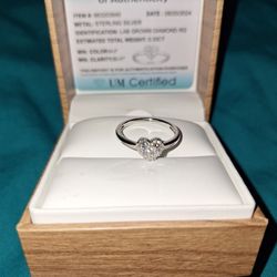 0.33CT DIAMOND Lab Grown Ring 