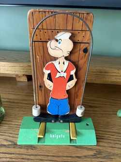 Vintage Holgate Wood Popeye Toy