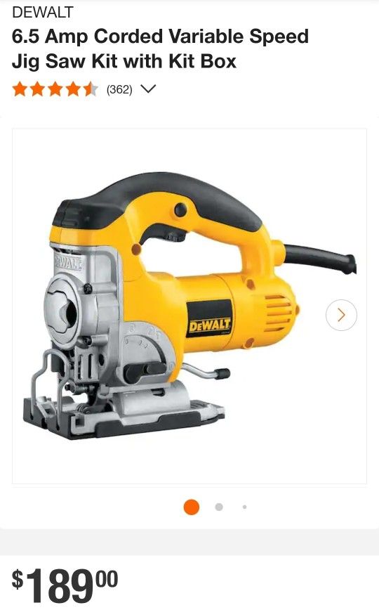 DeWalt Jig Saw