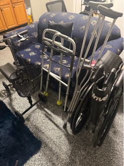 Medical Equipment Bundle Wheelchair,Scooter, Crutches, Walker