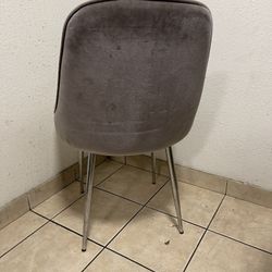 grey velvet kitchen table seats 