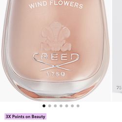 Creed Wind Flowers Eau de Parfum, 75 mL (2.5 fl. oz.) Brand new Authentic 50% off retail