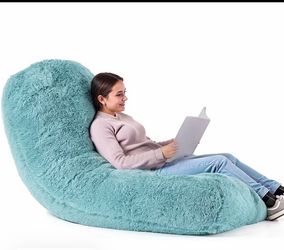 Large Fluffy Bean Bag Lounge Chair