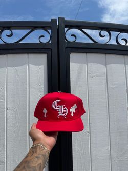 Chrome heart hat