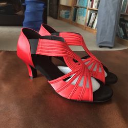 New Dance Shoes Suede Size 9.5
