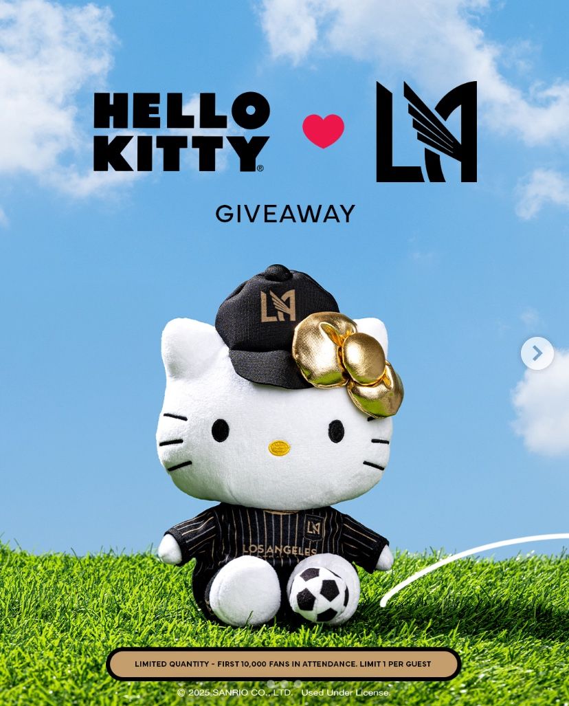 4 Tickets LAFC HELLO KITTY night