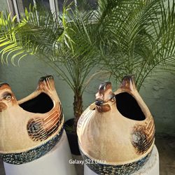 Macetas De Barro En Figura 