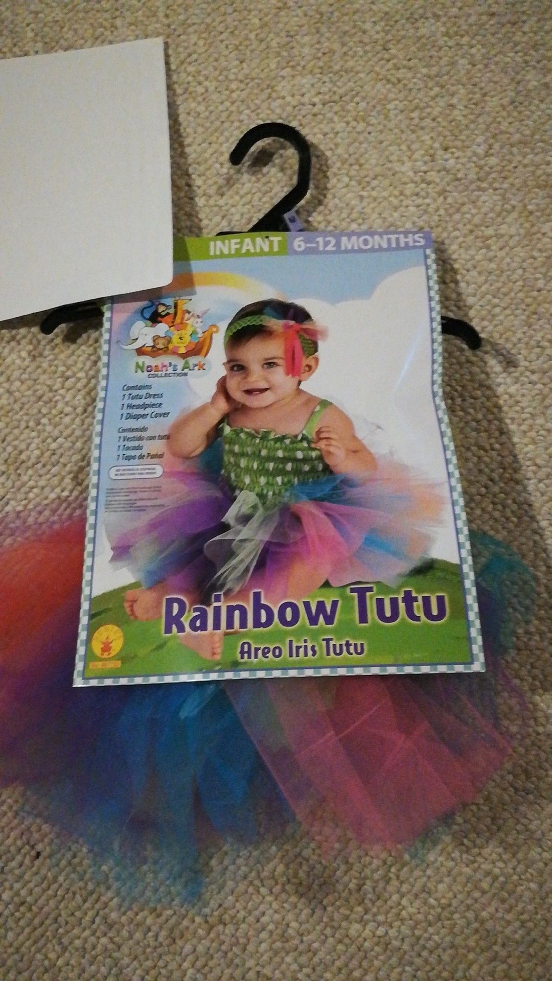 Halloween Costume Rainbow Tutu Infant 6 to 12 Months