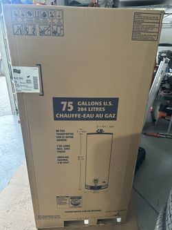 Brand New 75 Natural Gas Hot Water Heater