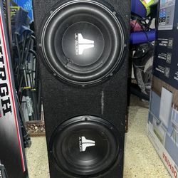 2 Ten Inch JL Audio Subs