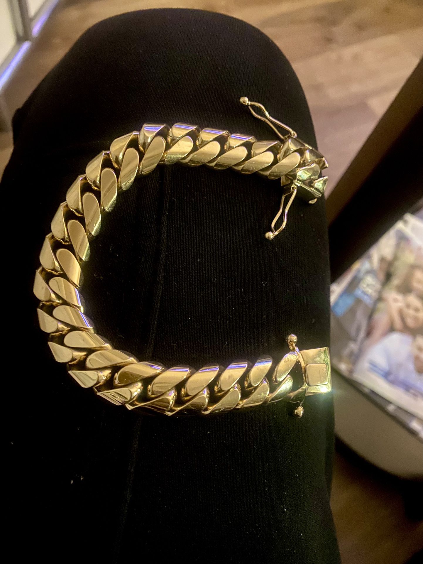 Gold Miami Cuban Link Bracelet 