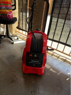 Snap on pressure washer