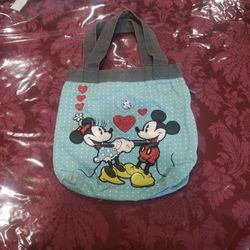 Lovey Minnie And Mickey Bag, A Few Stains Just Need To Be Wash