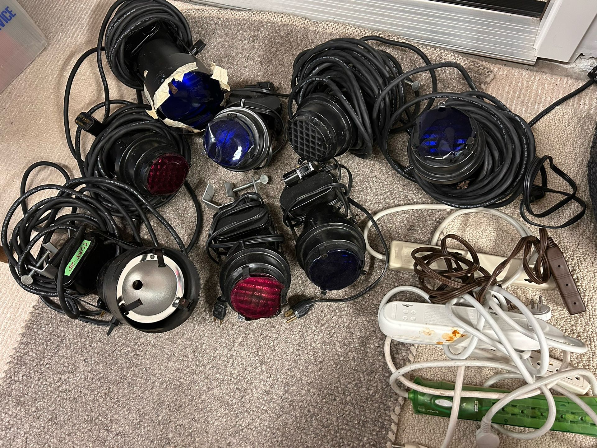 8 Par Can Lighting - Stage Theater - FREE [Pending Pick Up]