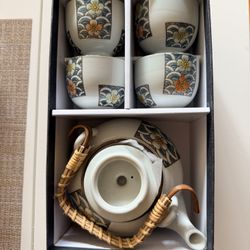 New Tea Set In Original Box 