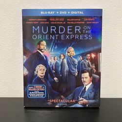 Murder On The Orient Express Blu-Ray DVD 2 Disc Combo Johnny Depp 2017