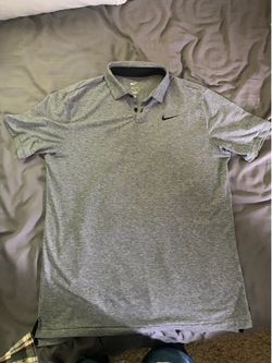 Grey Nike Dri-Fit Golf Polo size medium