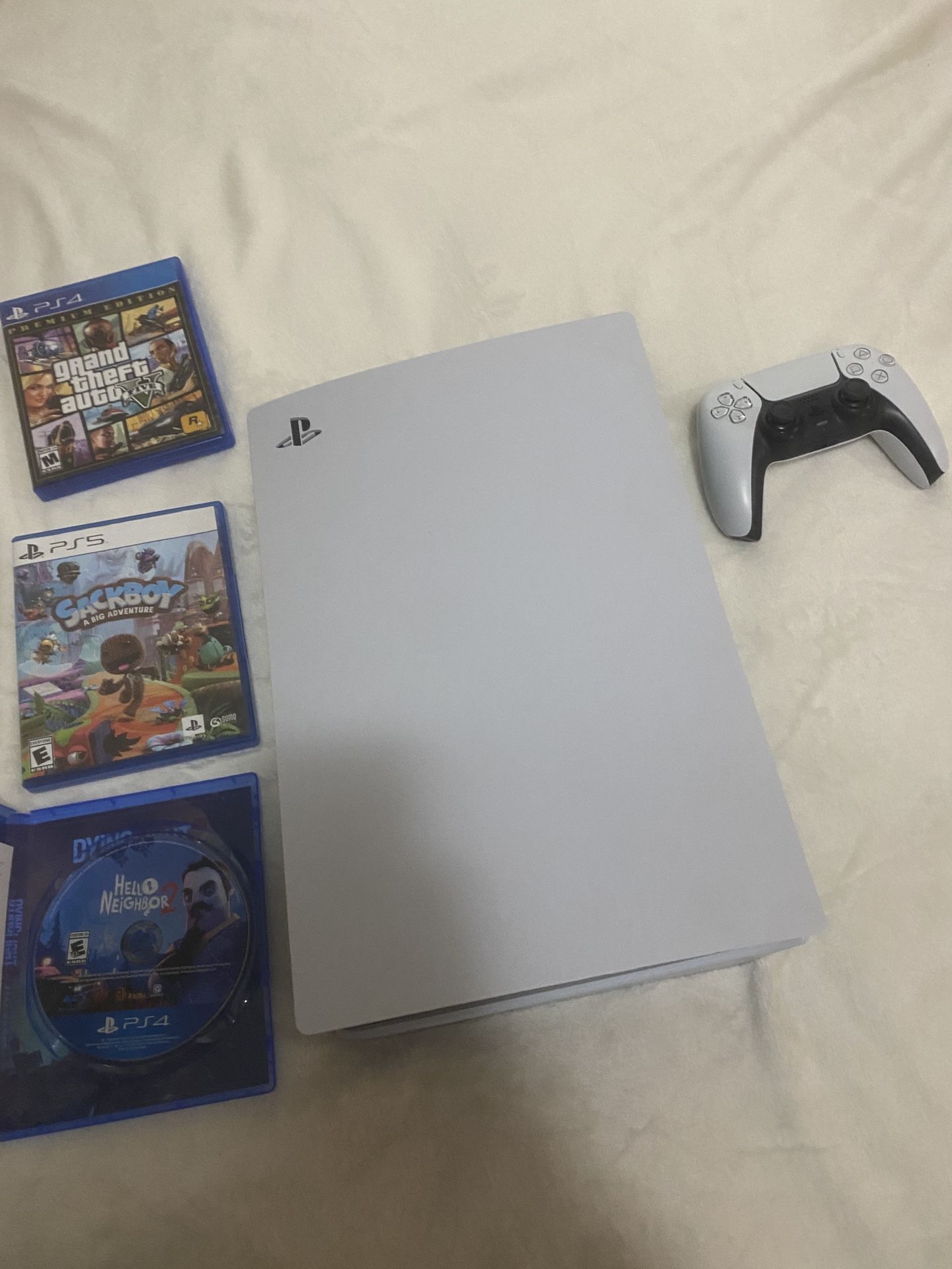 PS5 controller & Games Included