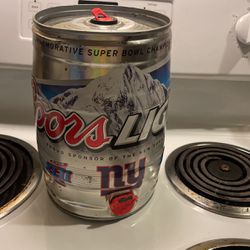 Coors Light Super Bowl Ny Giants Can 