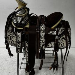 Montura Charra Piteada – Con Fuste • Juego Completo • KingSaddle