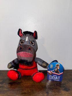 GOAT the Movie Mane Attraction #12 Horse Plush, Gray/Red/Black, Tags, 6-14 RARE
