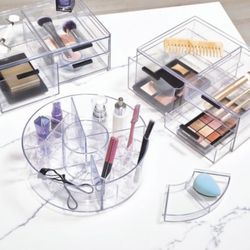 iDESIGN 3-piece Cosmetic Organizer Set- Brand New!