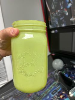 Jardin Mason Jar Style glass Cup