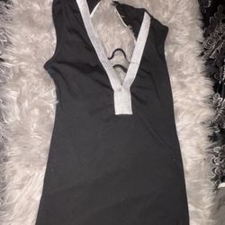 Black And Silver Dress