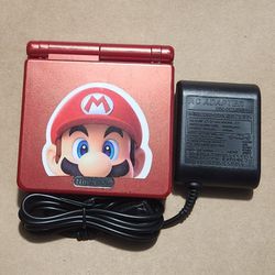 Nintendo Gamboy Sp With Charger And Carring Case