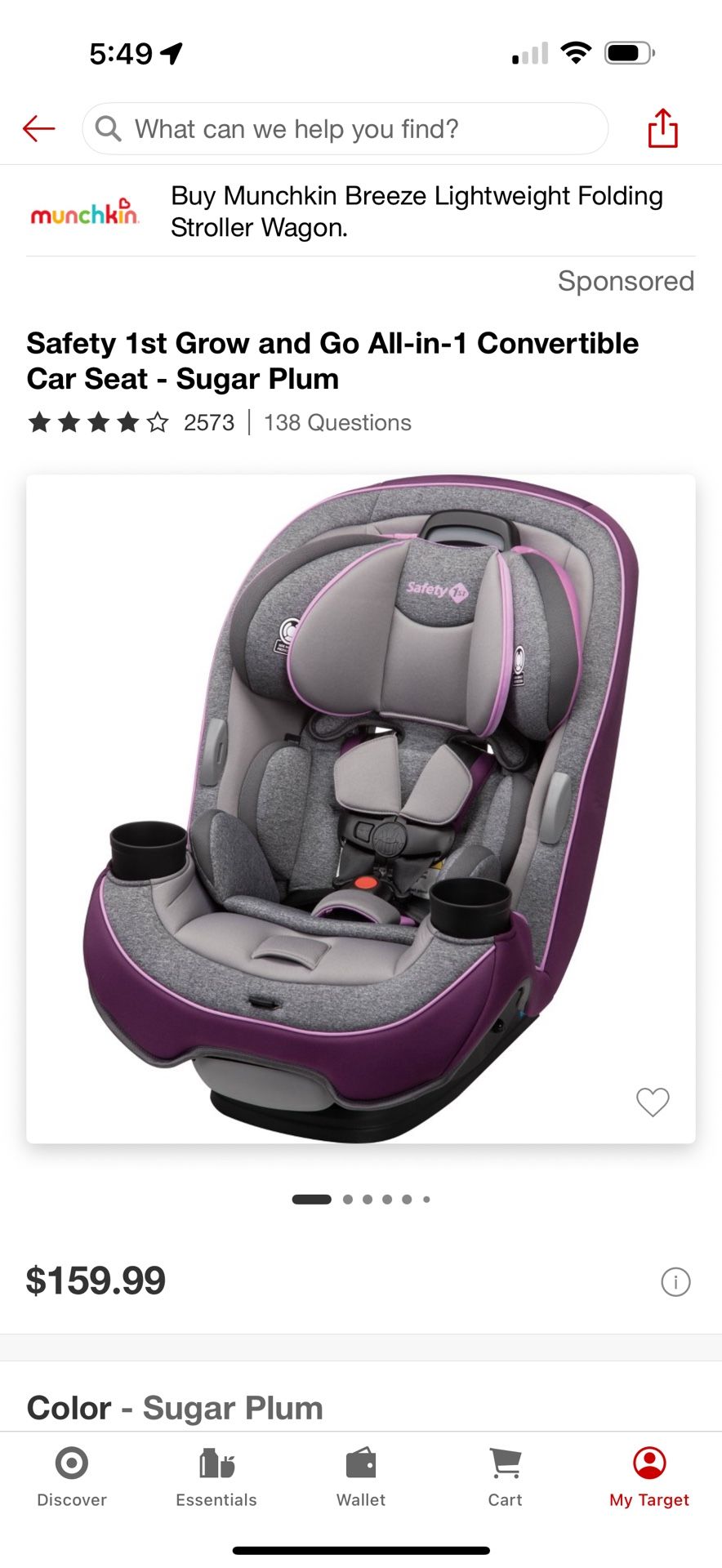 Car Seat In Great Shape 