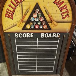 Billiards scoreboard