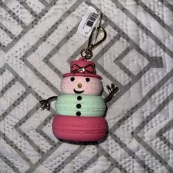 Snowman hand sanitizer holder