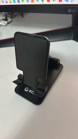 Adjustable Phone Stand, Black Plastic
