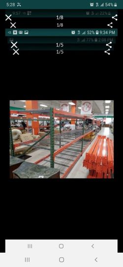 Pallet racks all sizes in very good condition
