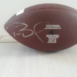 Football Signed By Tom Brady