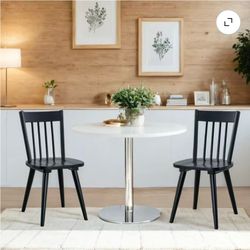 $99!!🪑 NEW DUHOME Thea Dining Chairs – Set of 2 – Black – Fully Assembled