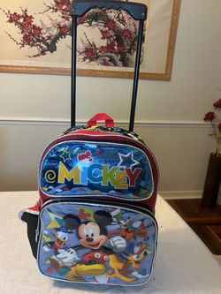 Disney Junior Mickey Mouse Rolling Backpack