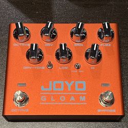 JOYO Gloam Octave and Fuzz Bass Guitar Effects FX Pedal