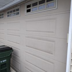 New 16x8 Tan Garage Doors