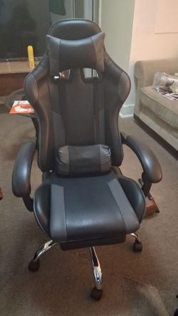 Game chair.
 New