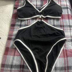 Black and White bikini