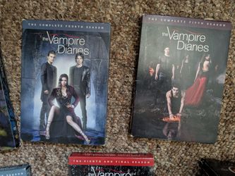 Vampire Diaries seasons 2-8/Vampire Diaries Books 1-4/The Originals seasons 1-5