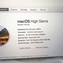 MacBook Pro w/ Touch Bar