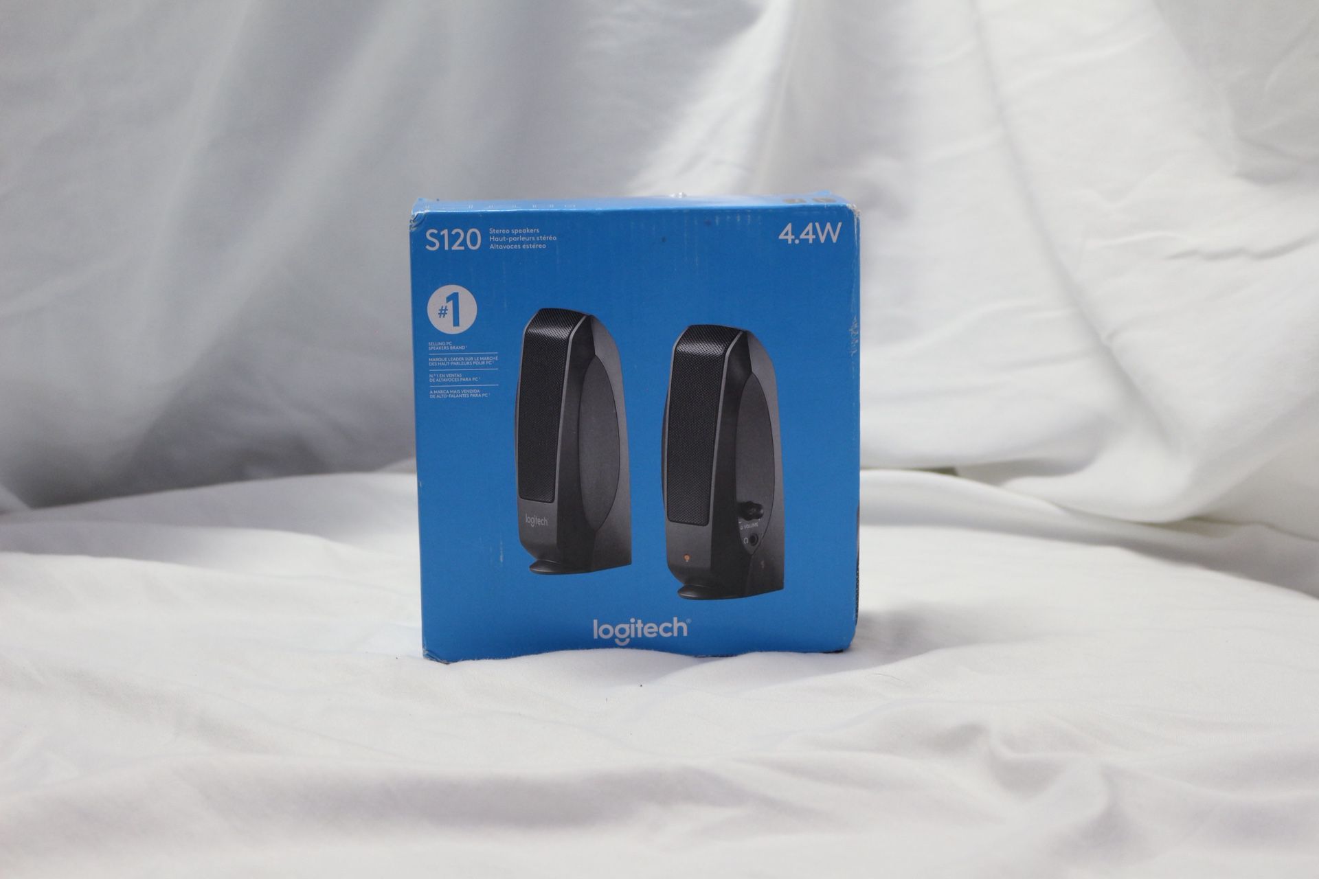 Logitech S120 2.0 Stereo Speakers β Compact PC Audio System β Brand New Sealed