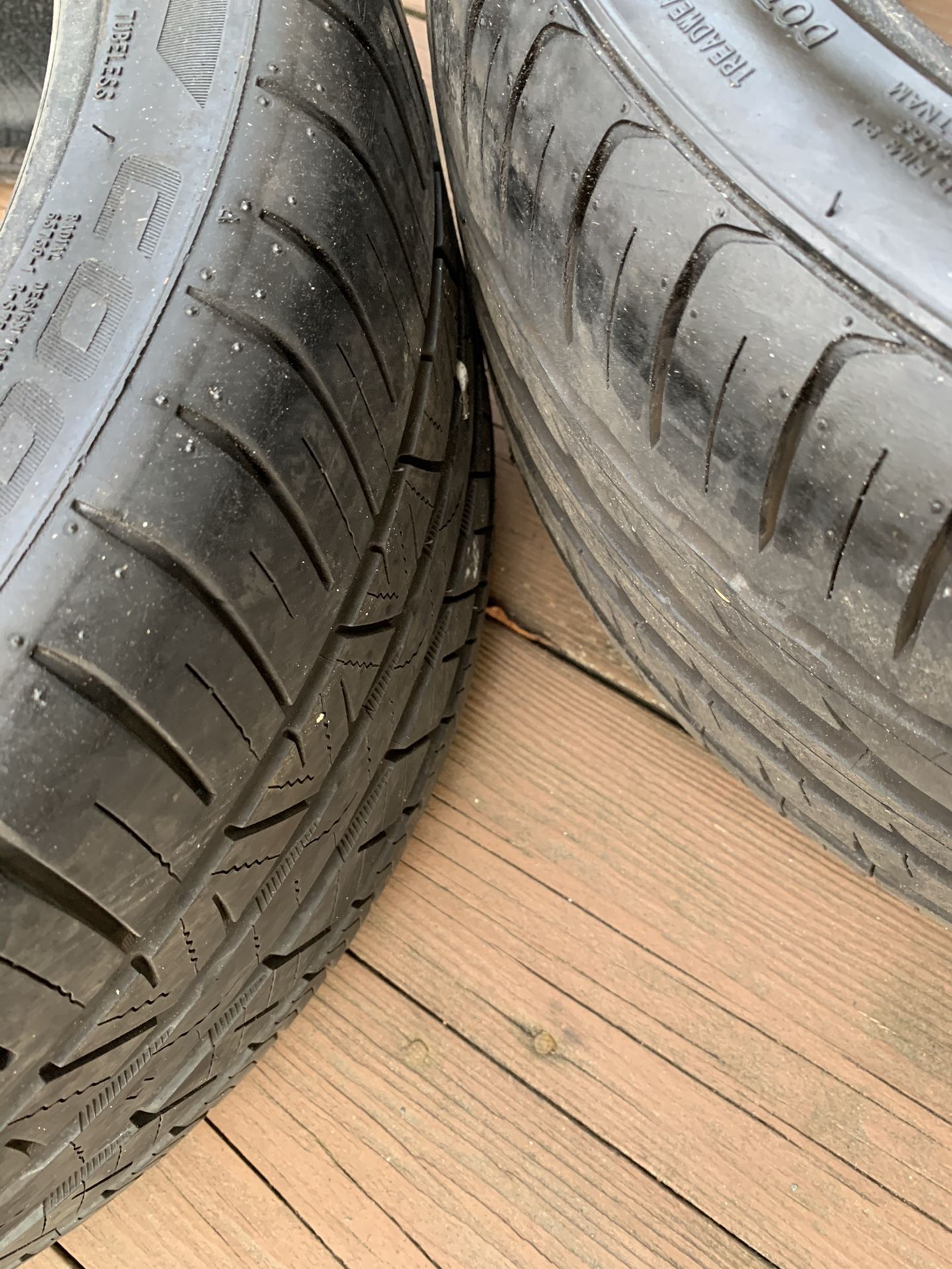 2 used tires