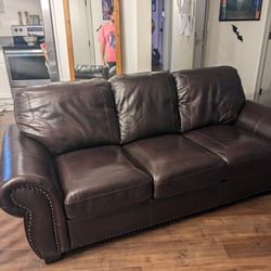 Leather Style Couch