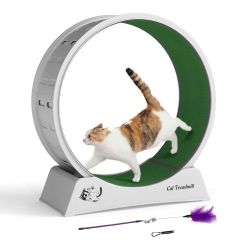 Cat Treadmill Exercise Wheel Lockable, Large