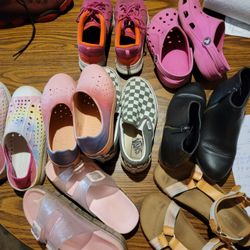 Several Girls Shoes 