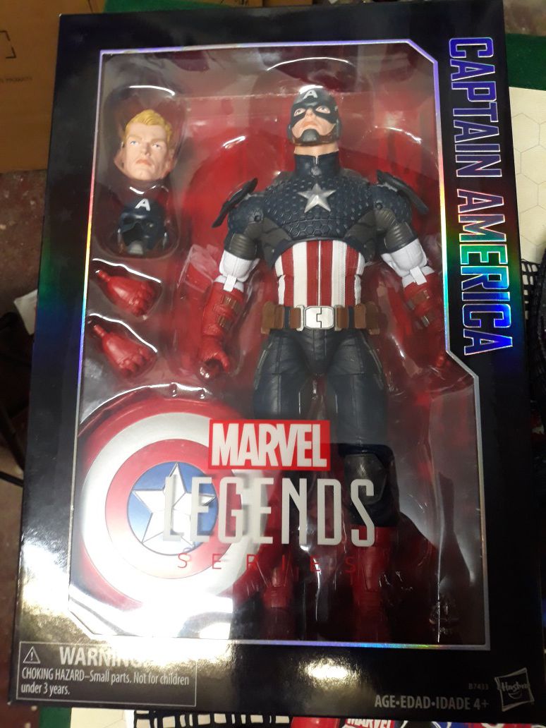 Captain america and ironman marvel legends series